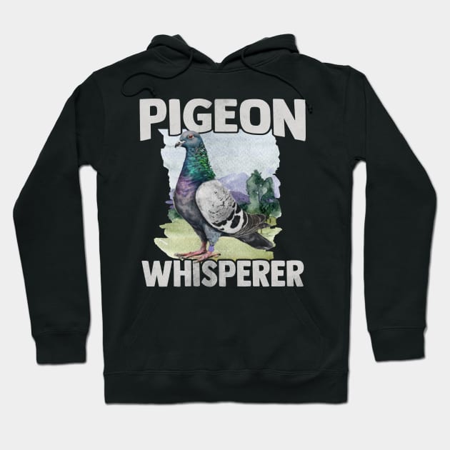 Pigeons Whisperer Pigeon Breeder Carrier Hoodie by KAWAIIBYHM